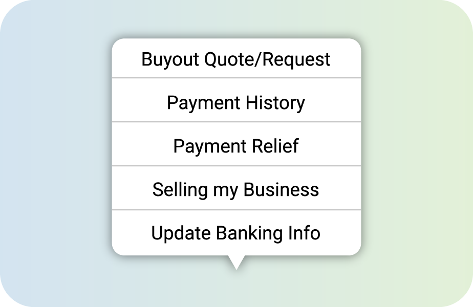 Vendor Lender Customer Service